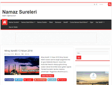 Tablet Screenshot of namazsureleri.org